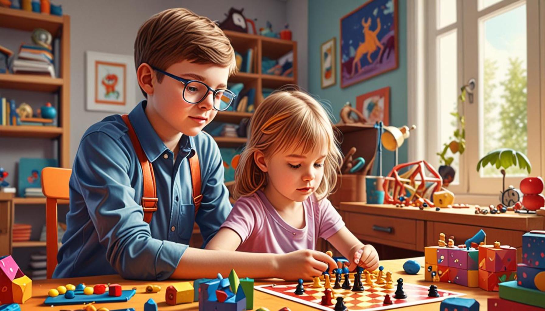 The relationship between strategy games and the development of cognitive skills in children