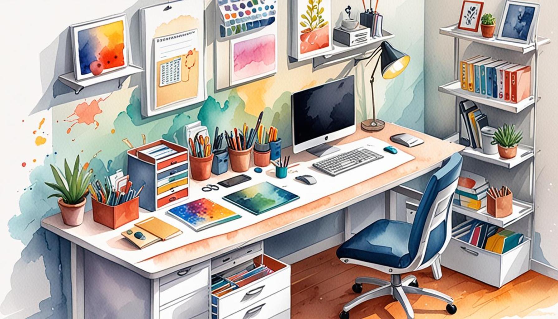 Innovative Efficient Systems for Streamlining Home Office Organization in a Minimalist Framework