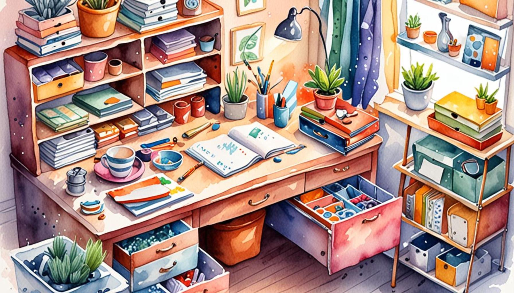 Organization Strategies to Maintain a Clutter-Free Space in Small Environments