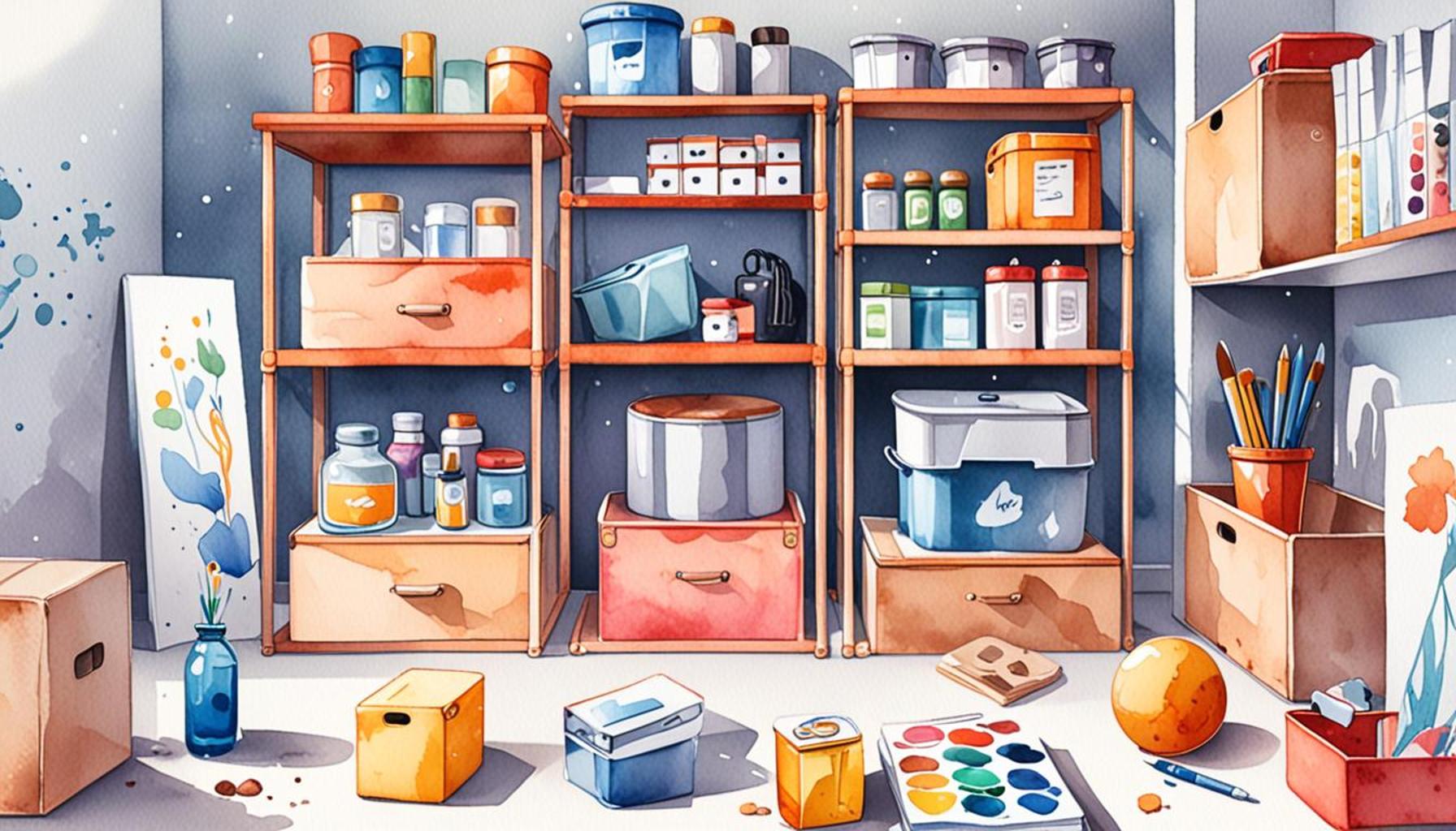 Efficient Storage Systems: Simplifying Personal Organization in Minimalist Environments