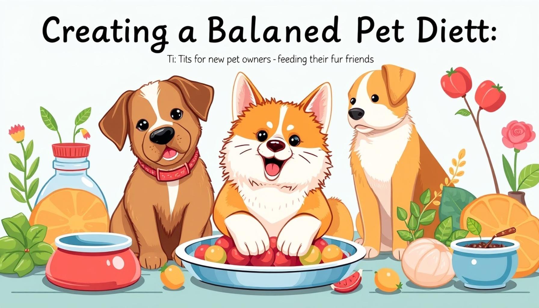 Creating a Balanced Pet Diet: Tips for New Pet Owners on Feeding Their Furry Friends
