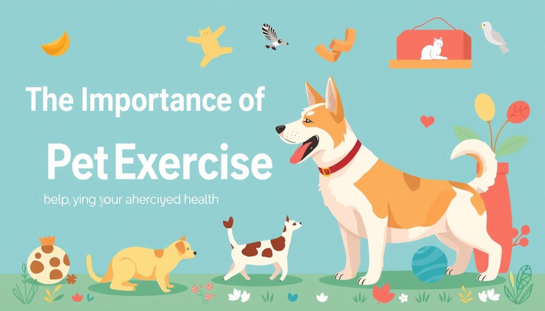 The Importance of Pet Exercise: Keeping Your Dogs and Cats Active for Optimal Health