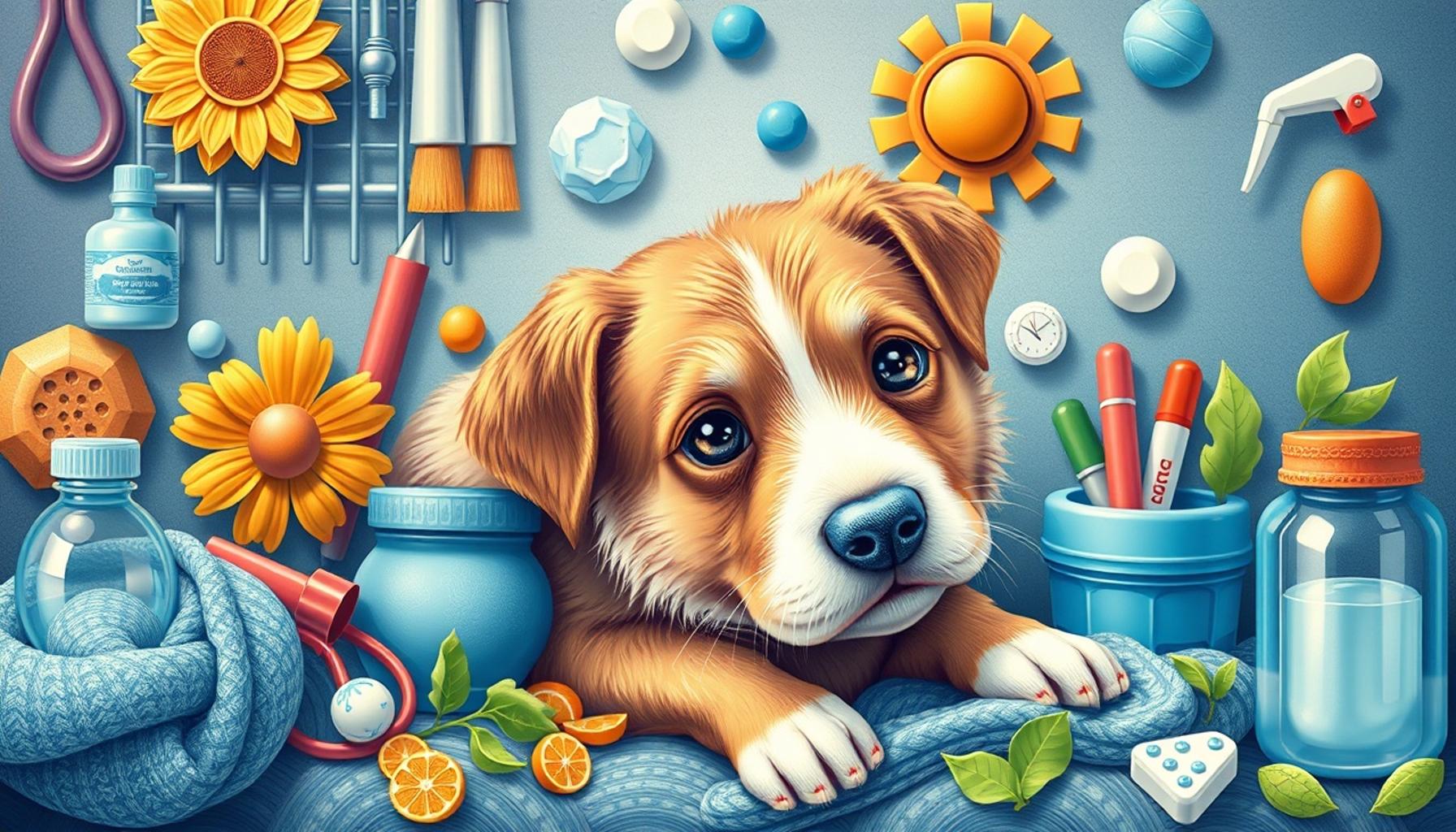 The importance of hygiene and coat care for the health of rescued animals