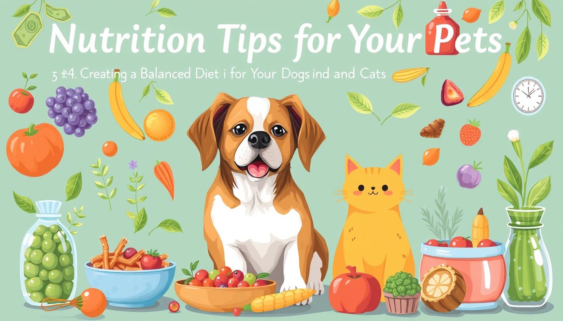 Nutrition Tips for Your Pets: Creating a Balanced Diet for Dogs and Cats